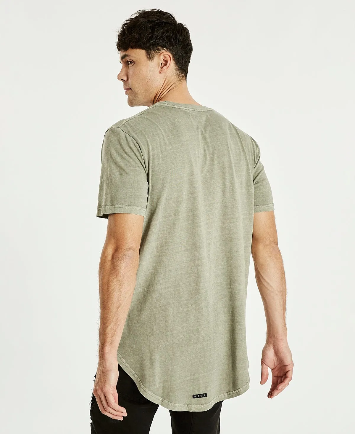 Essentials Dual Curved T-Shirt Pigment Shadow sold by Neverland