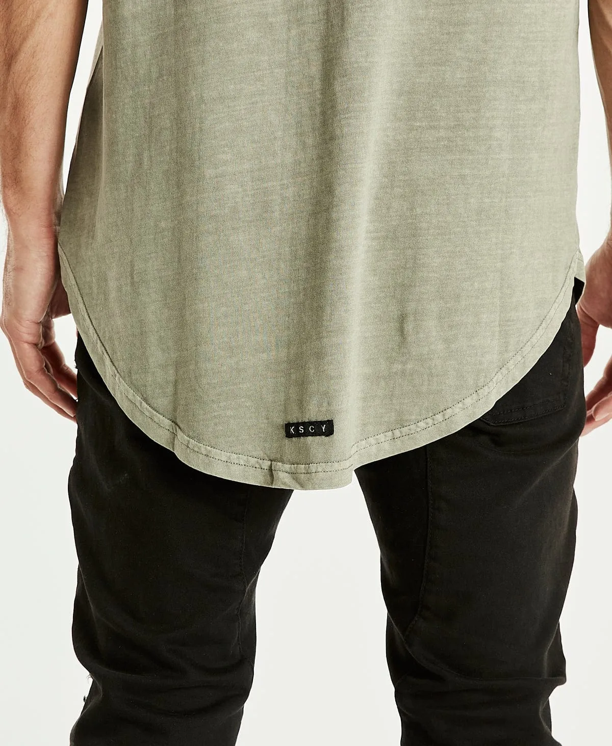 Essentials Dual Curved T-Shirt Pigment Shadow sold by Neverland product image thumbnail 3