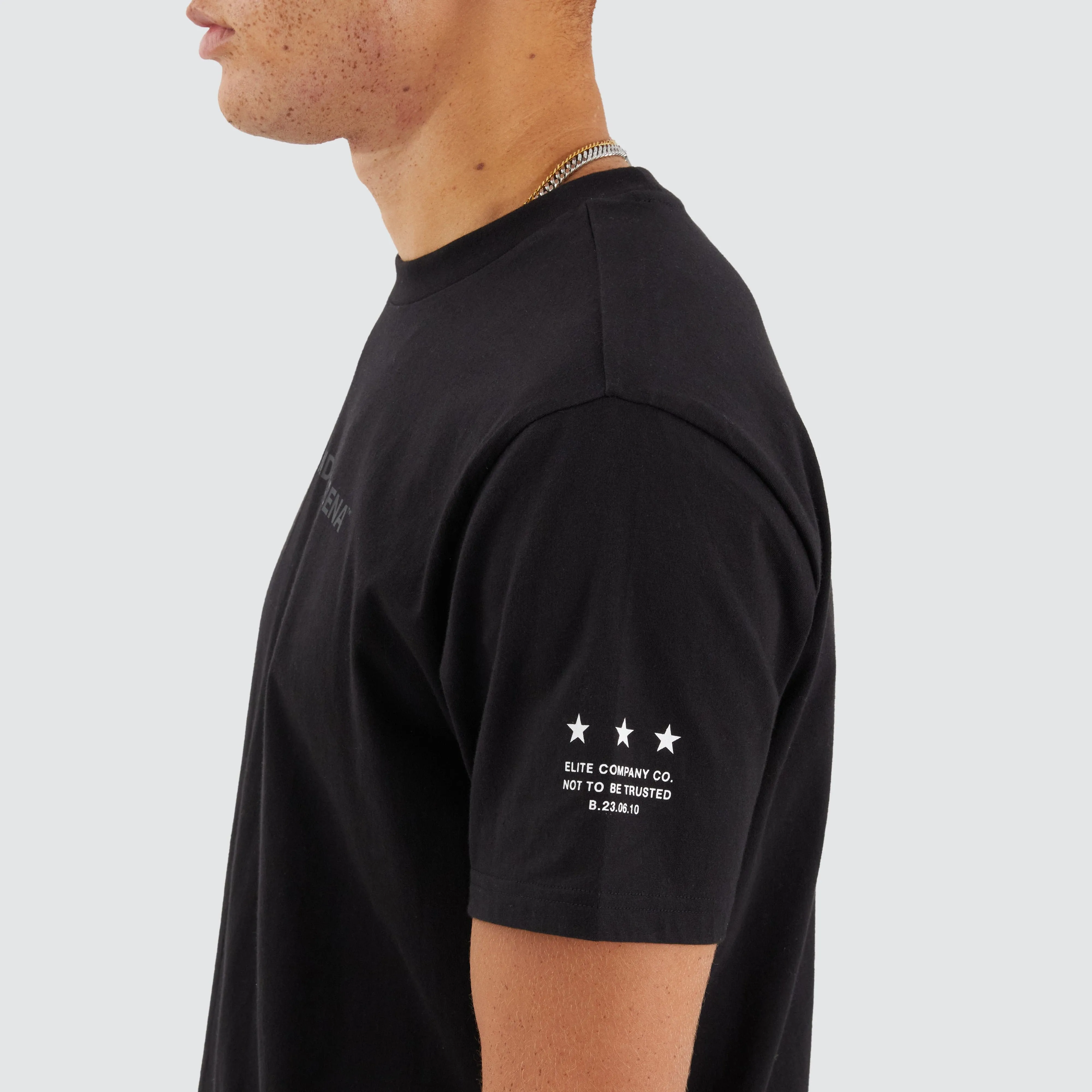Extension Dual Curved Tee Black/Asphalt sold by Neverland product image thumbnail 4