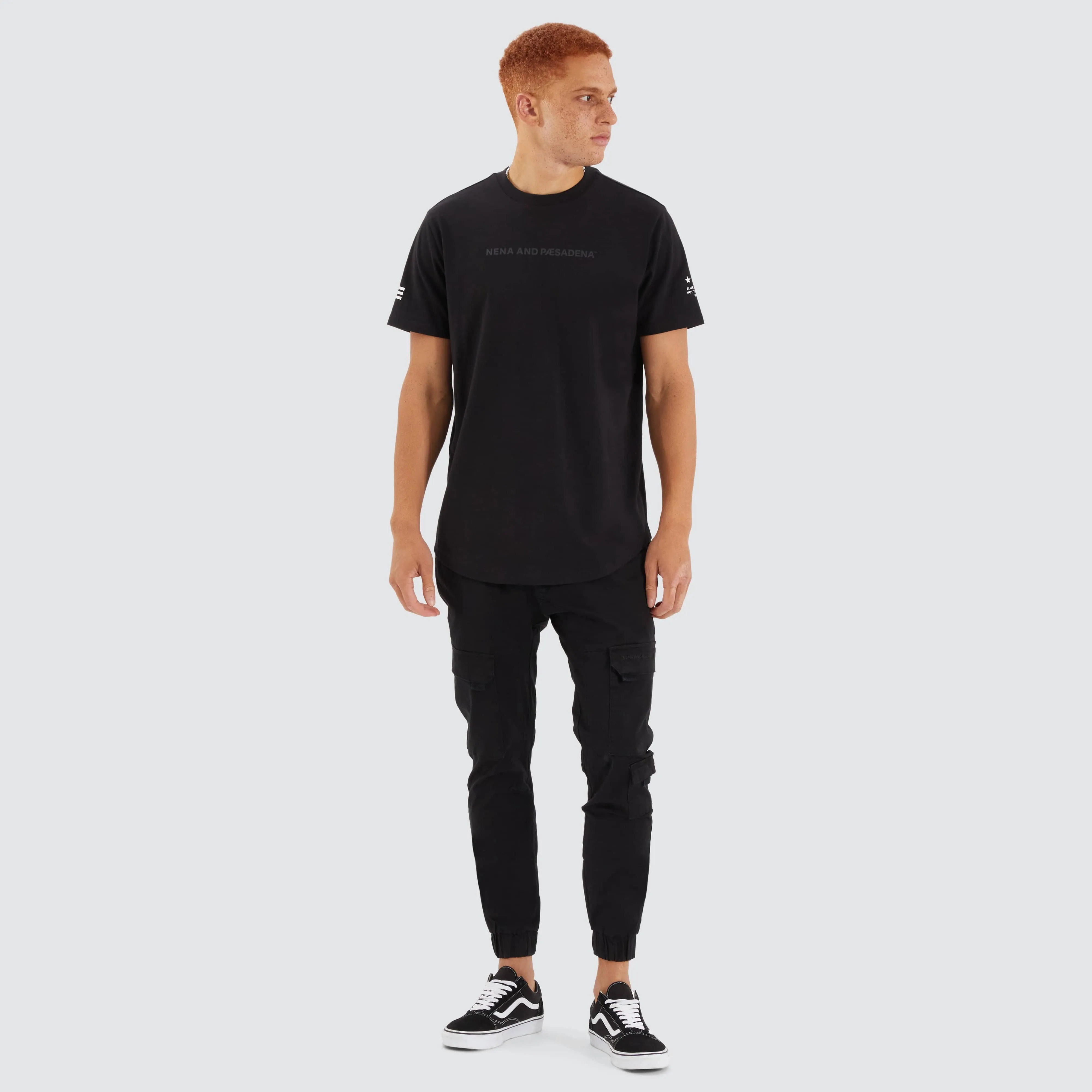 Extension Dual Curved Tee Black/Asphalt sold by Neverland product image thumbnail 3