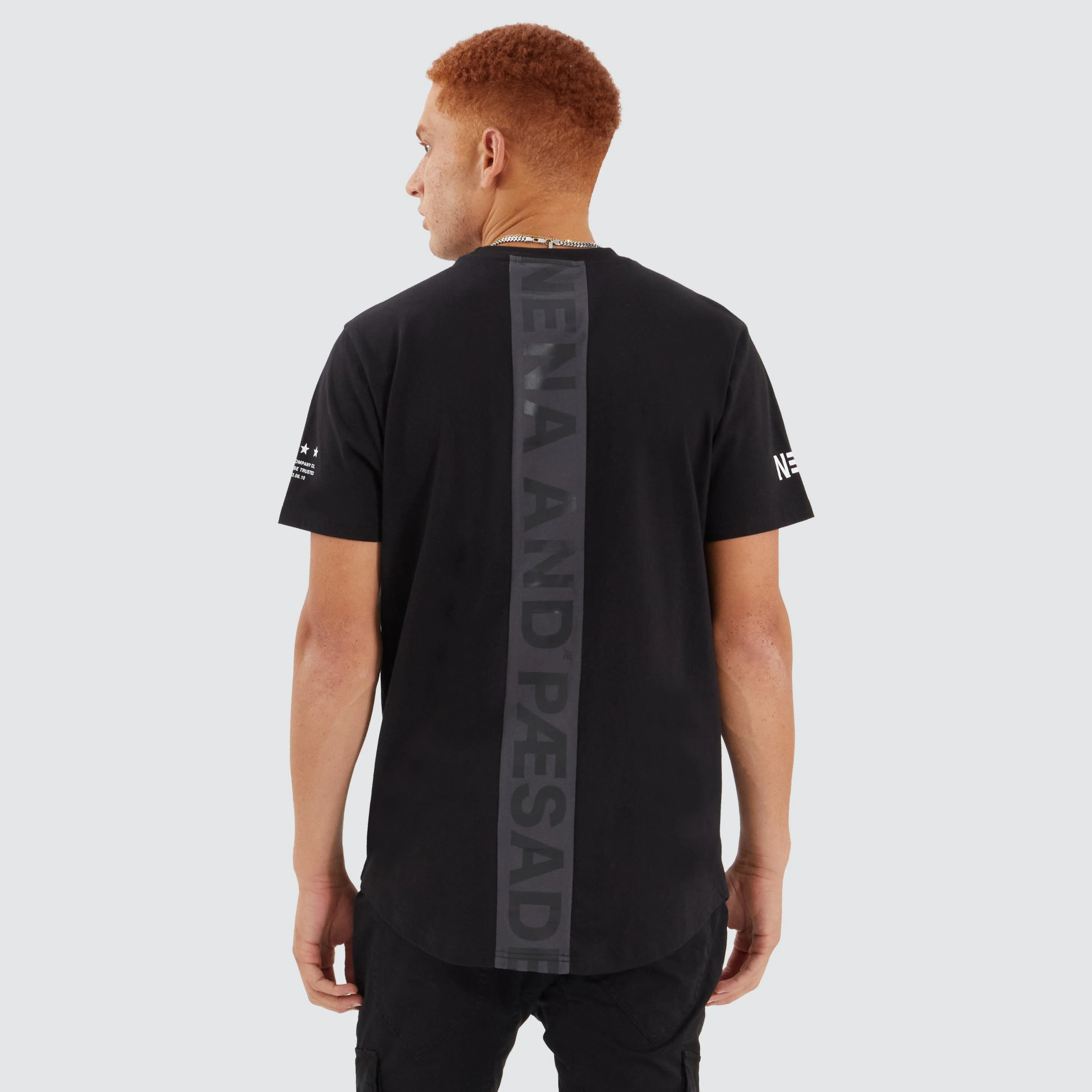 Extension Dual Curved Tee Black/Asphalt sold by Neverland