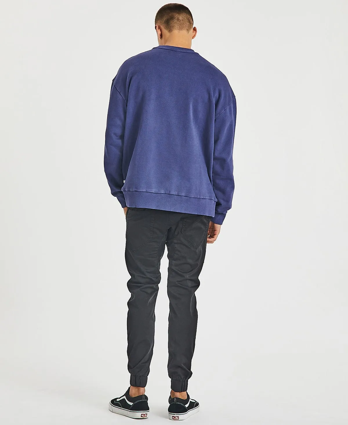 Bradford Relaxed Jumper Pigment Navy Blue sold by Neverland product image thumbnail 3