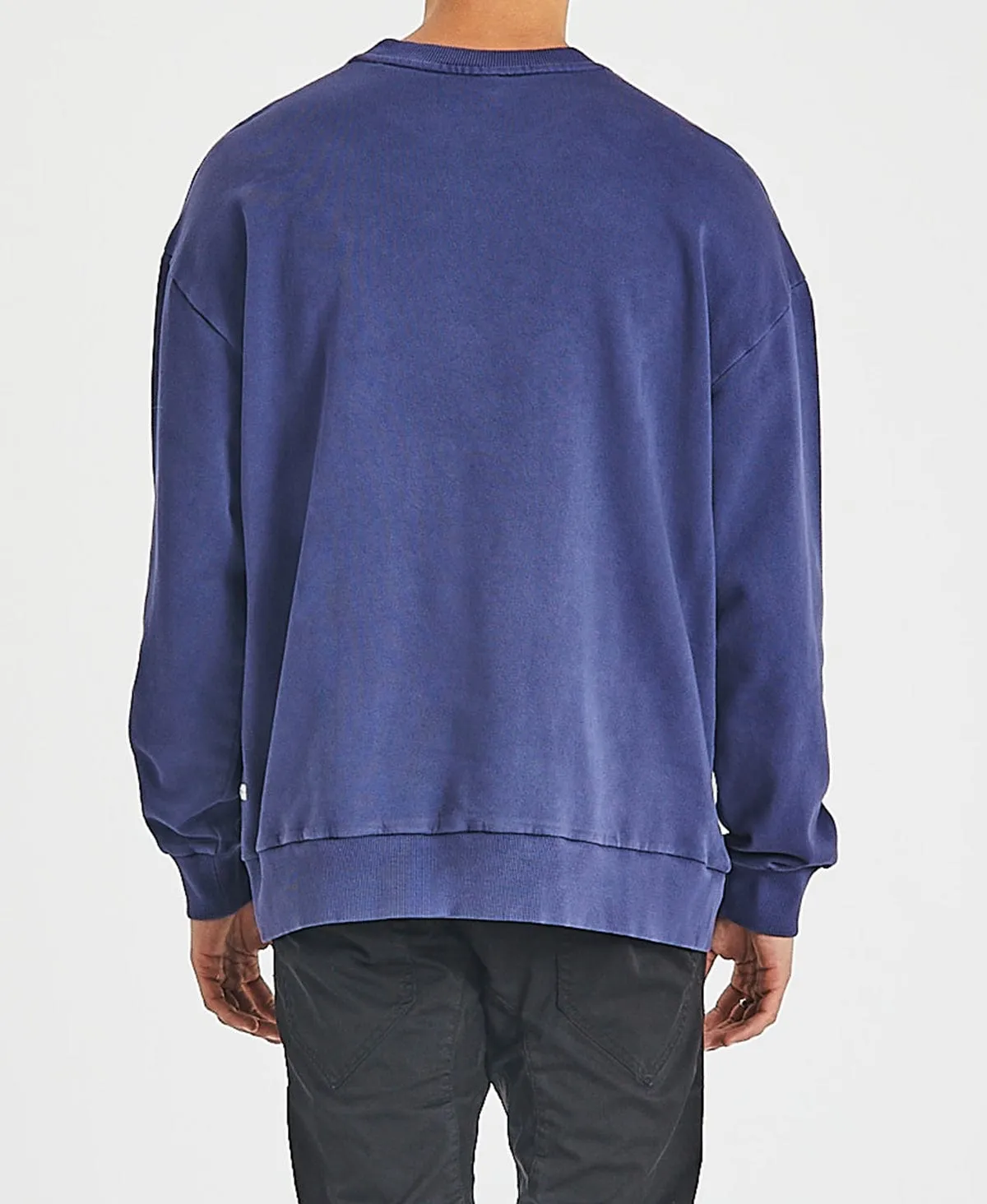 Bradford Relaxed Jumper Pigment Navy Blue sold by Neverland product image thumbnail 4