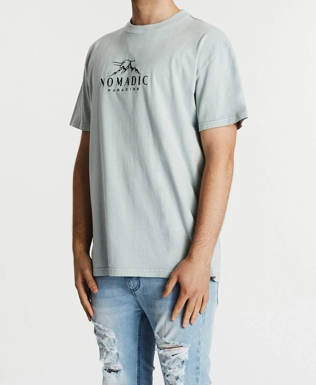 Cool Vibes Relaxed T-Shirt Pigment Glacier Grey sold by Neverland product image thumbnail 3