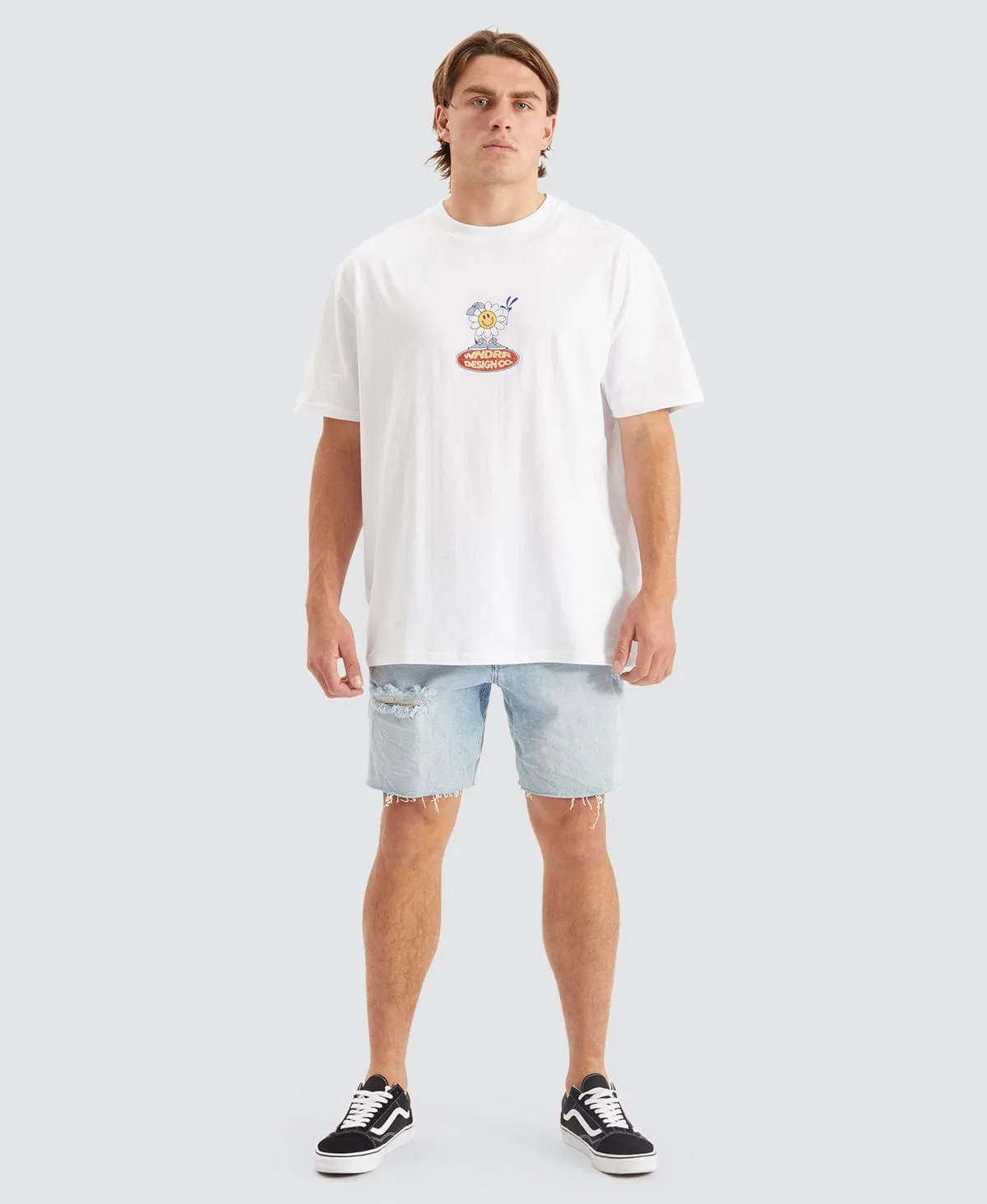 Flower Boy Box Fit T-Shirt White sold by Neverland product image thumbnail 2