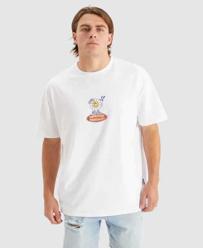 Flower Boy Box Fit T-Shirt White sold by Neverland