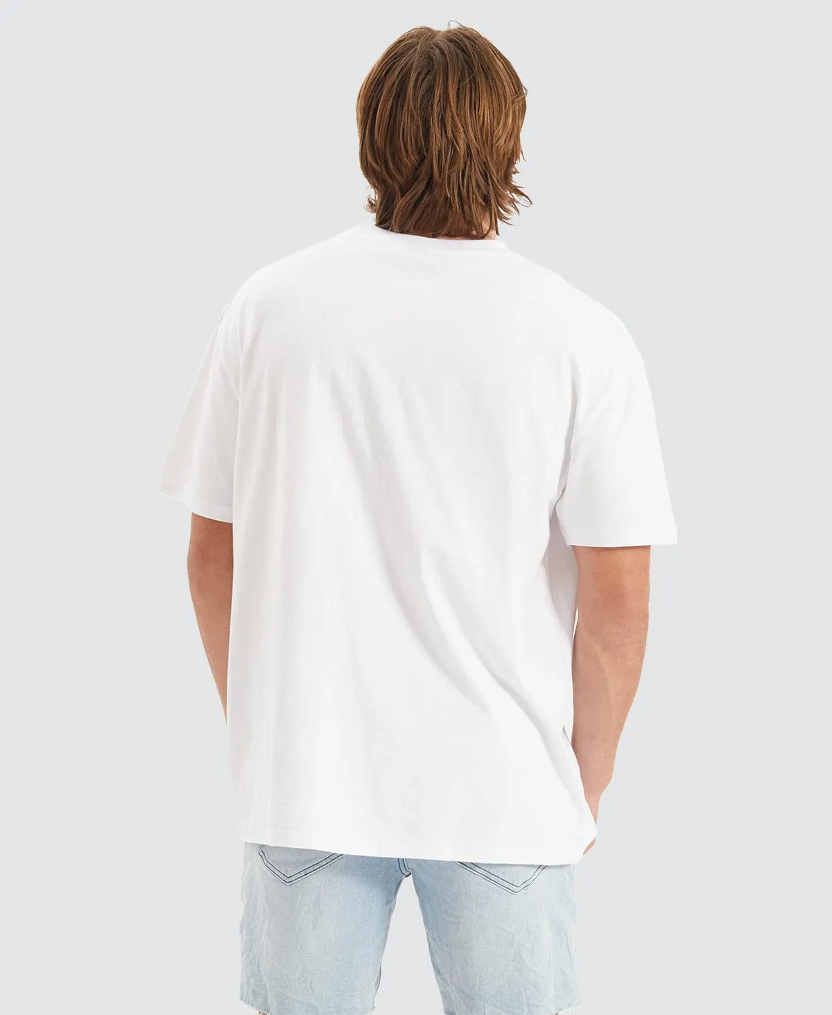 Flower Boy Box Fit T-Shirt White sold by Neverland product image thumbnail 4