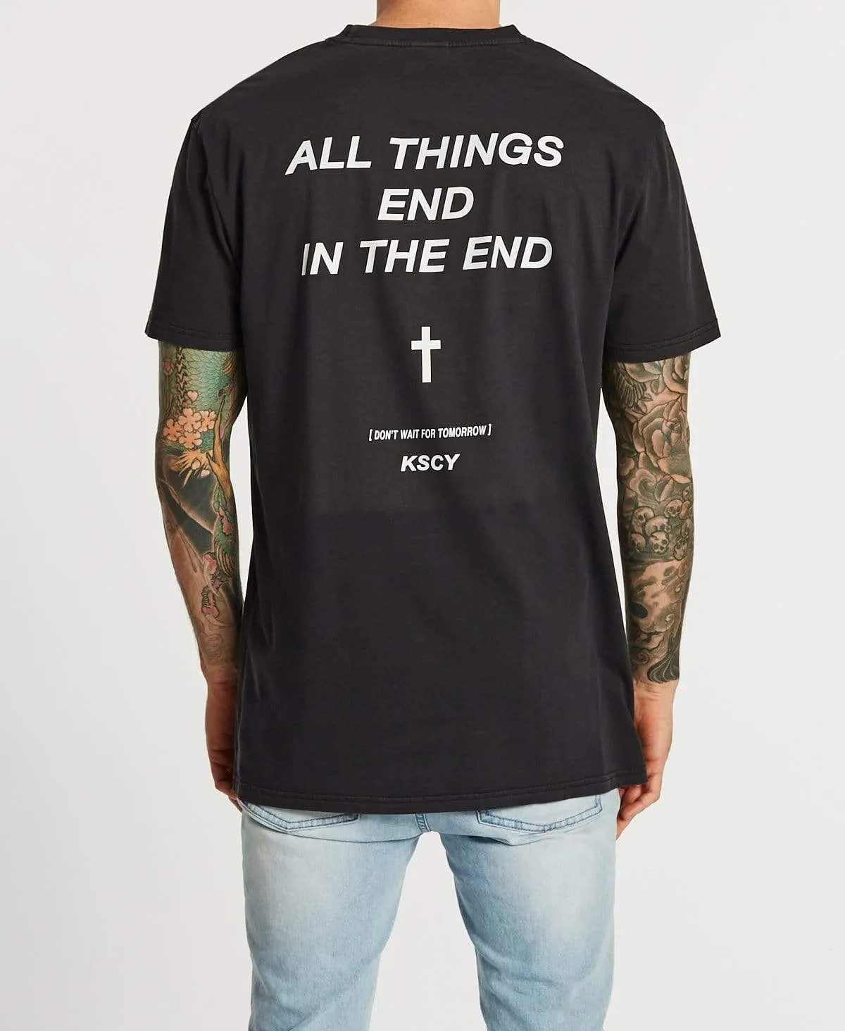 In The End Relaxed T-Shirt Heavy Metal Black sold by Neverland product image thumbnail 2