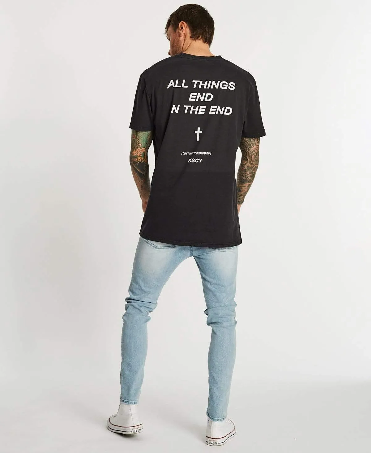 In The End Relaxed T-Shirt Heavy Metal Black sold by Neverland product image thumbnail 5