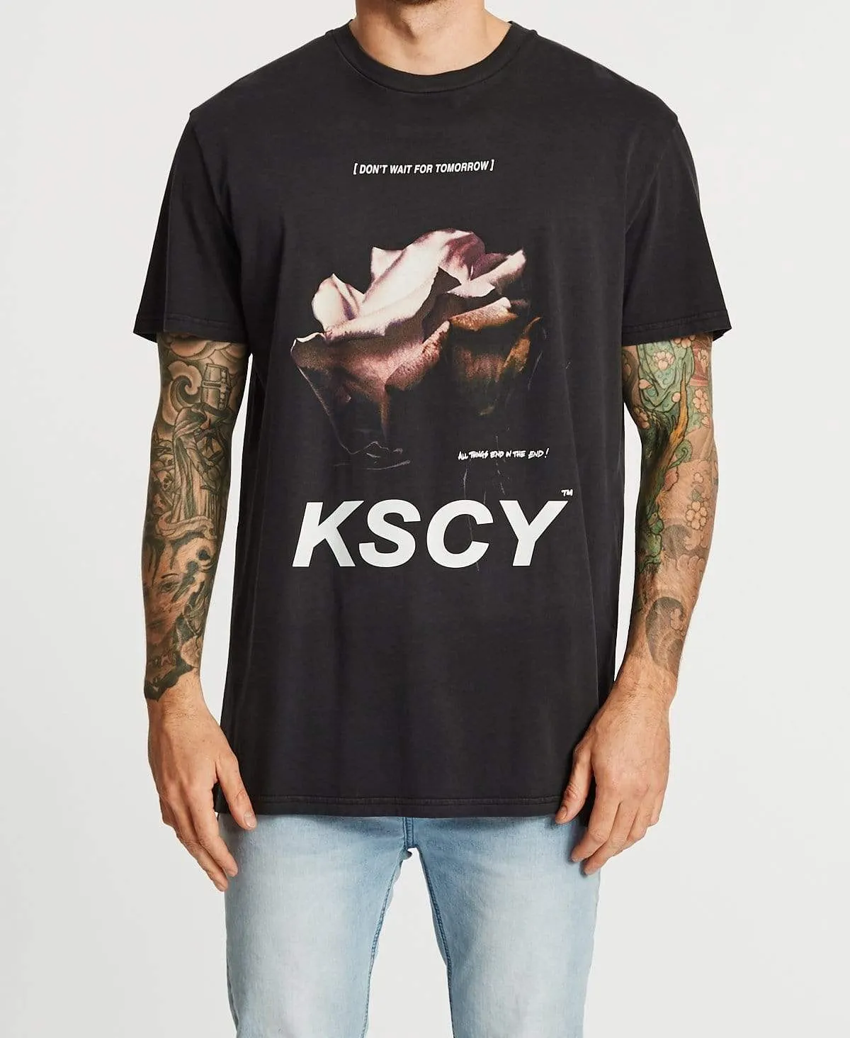 In The End Relaxed T-Shirt Heavy Metal Black sold by Neverland