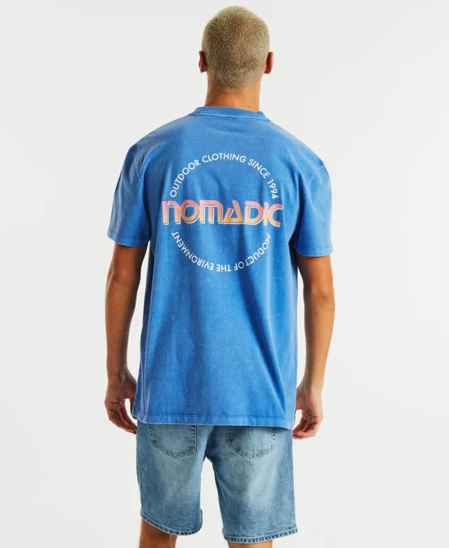 Space Relaxed T-Shirt Pigment Ultramarine Blue sold by Neverland