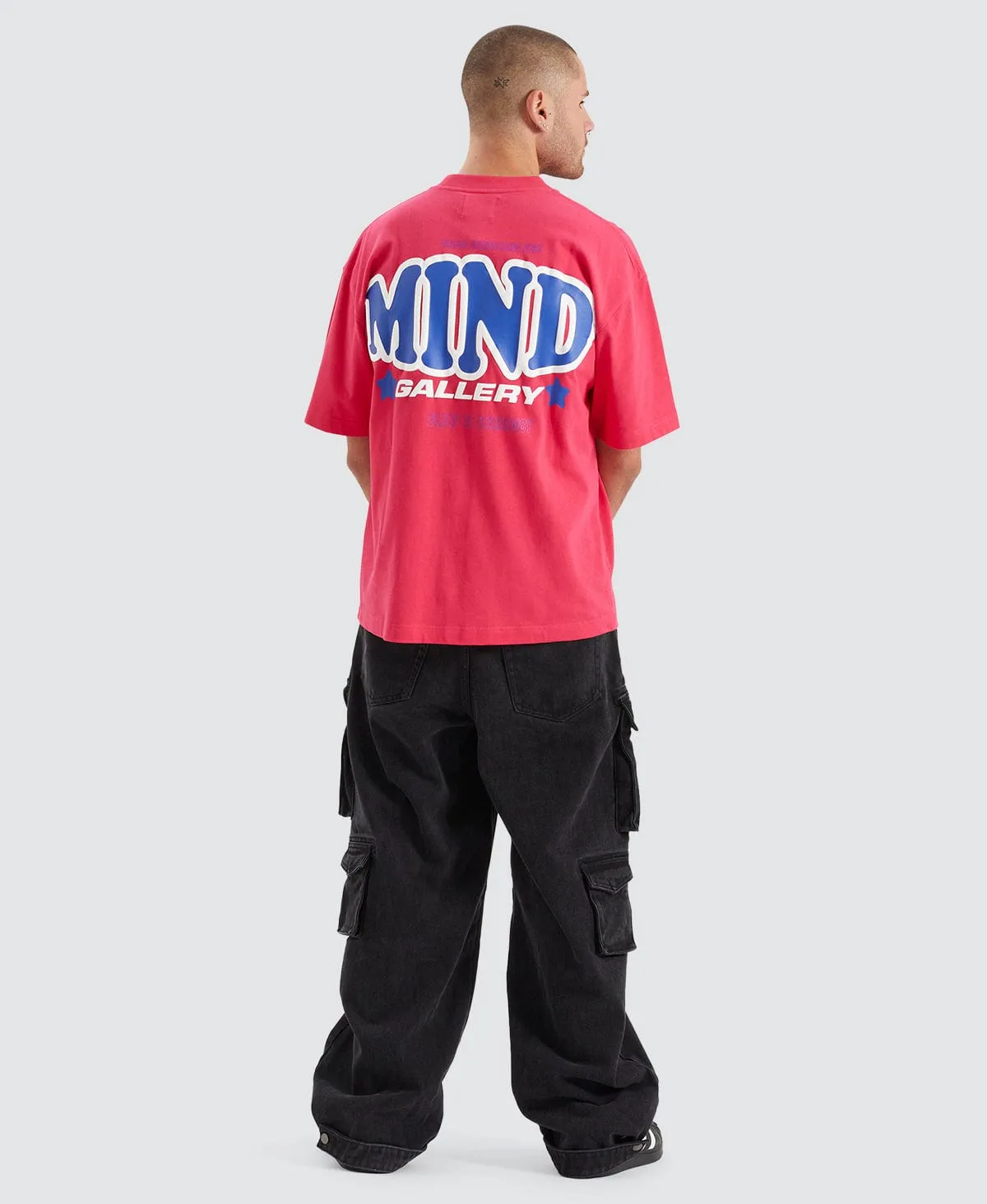 Inflate Extra Heavy Street T-Shirt Virtual Pink sold by Neverland product image thumbnail 5