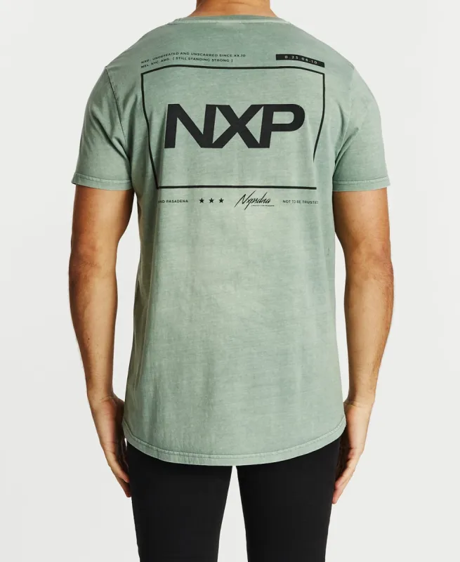 Comeback Scoop Back T-Shirt Pigment Sage sold by Neverland