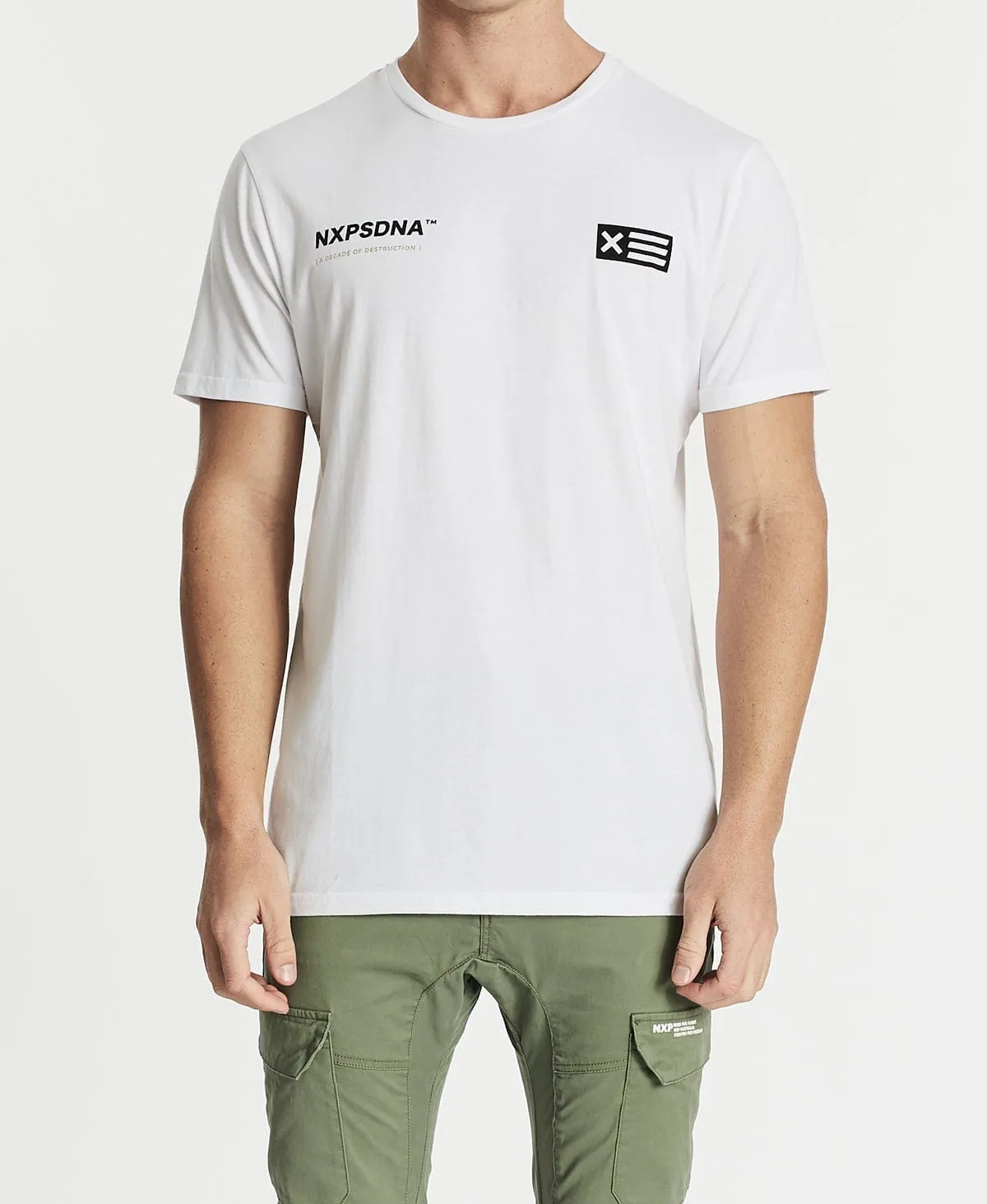 Confrontation Scoop Back T-Shirt White sold by Neverland product image thumbnail 2