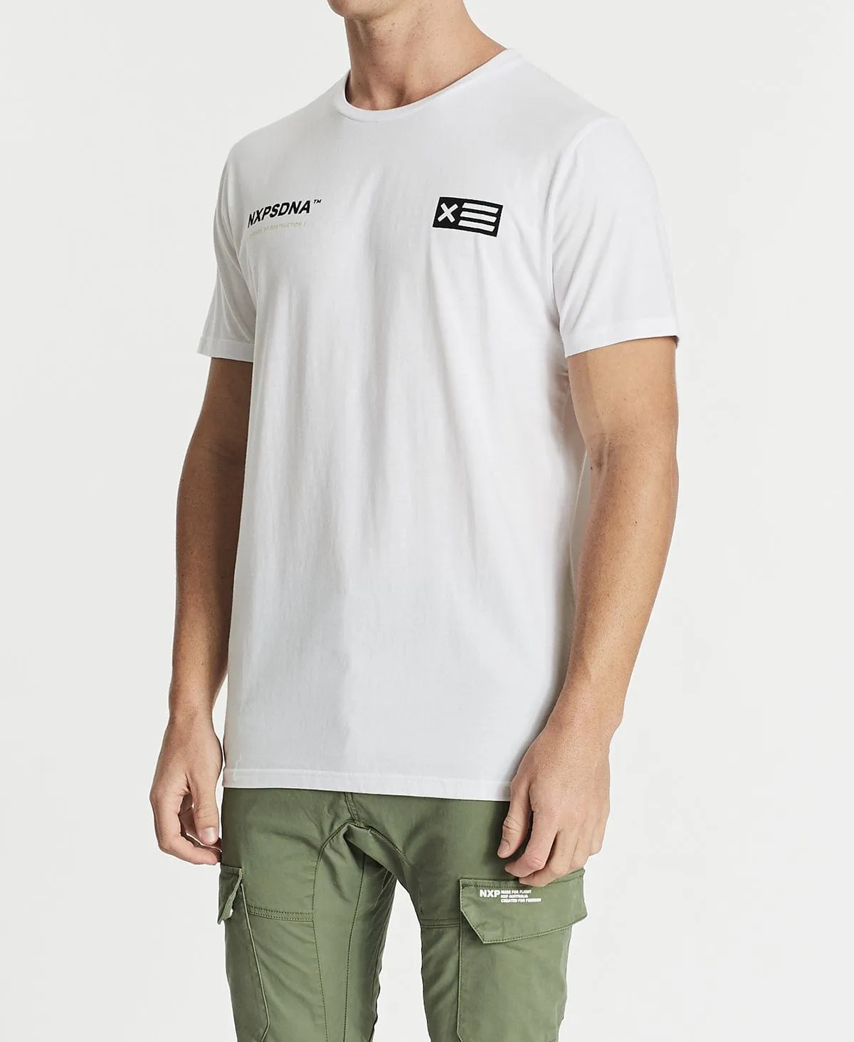 Confrontation Scoop Back T-Shirt White sold by Neverland product image thumbnail 3