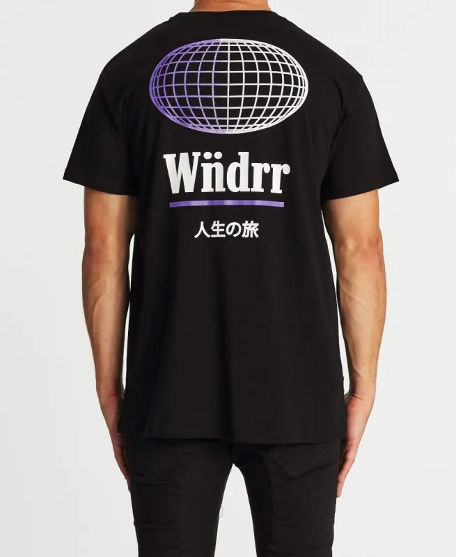 Elipse Custom Fit T-Shirt Black sold by Neverland
