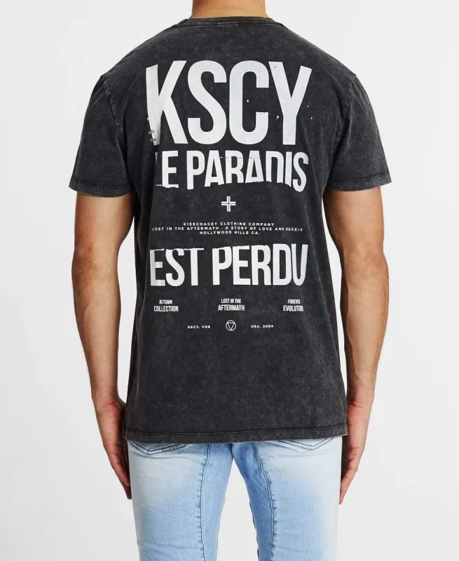Tombstone Relaxed T-Shirt Mineral Black sold by Neverland