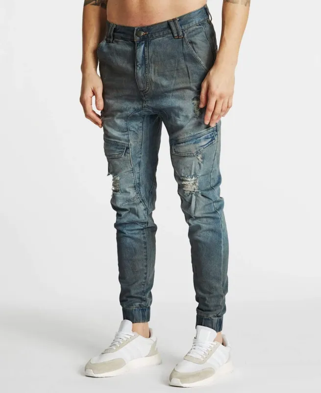 Flight Pants Petrol Blue sold by Neverland