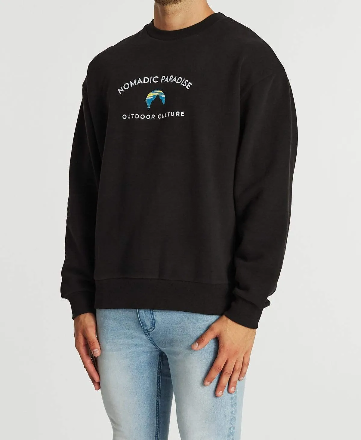 Nightfall Relaxed Jumper Jet Black sold by Neverland product image thumbnail 3