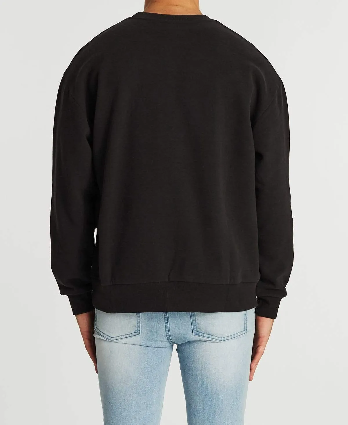 Nightfall Relaxed Jumper Jet Black sold by Neverland product image thumbnail 2