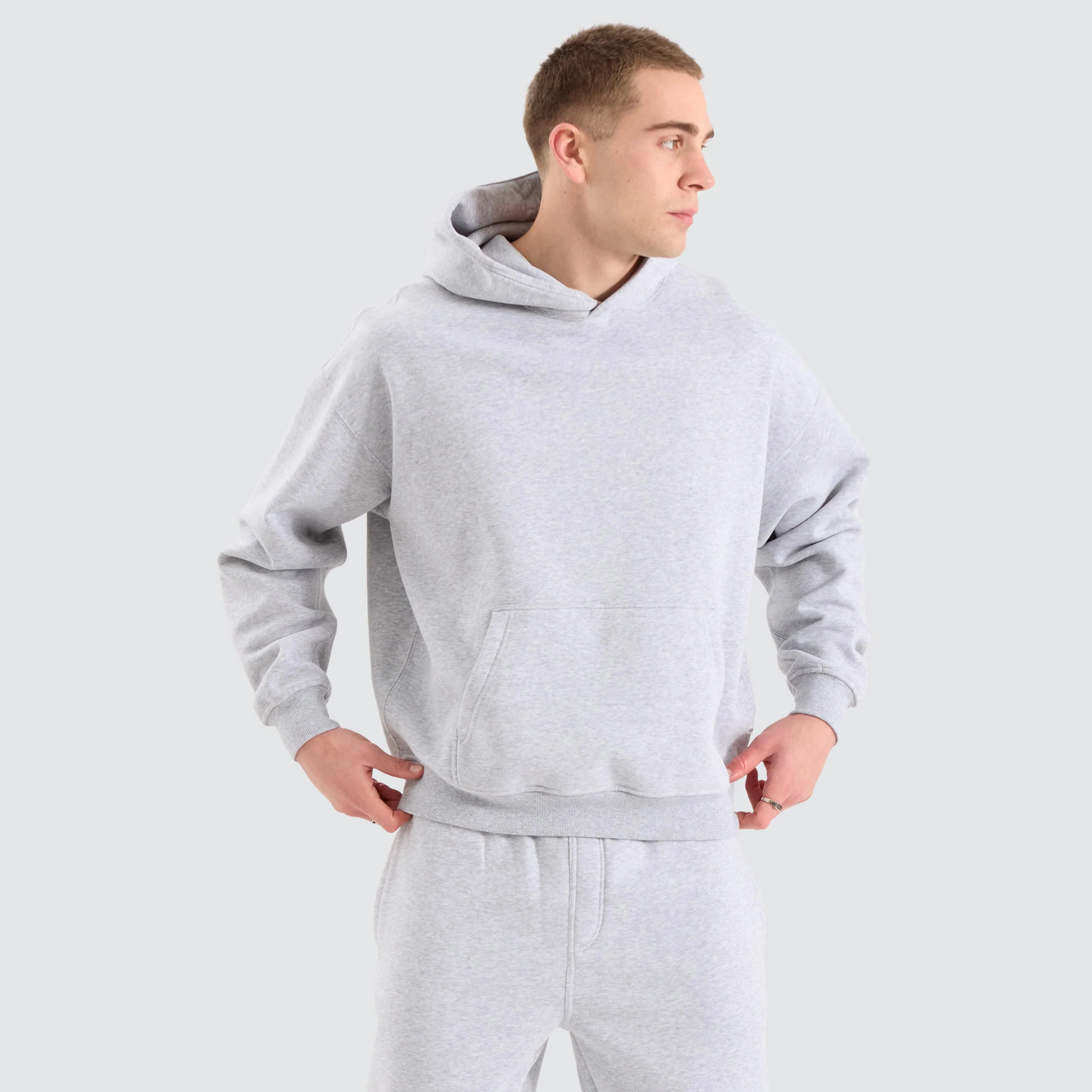 Chelsea Heavy Inventory Hoodie Grey Marle sold by Neverland