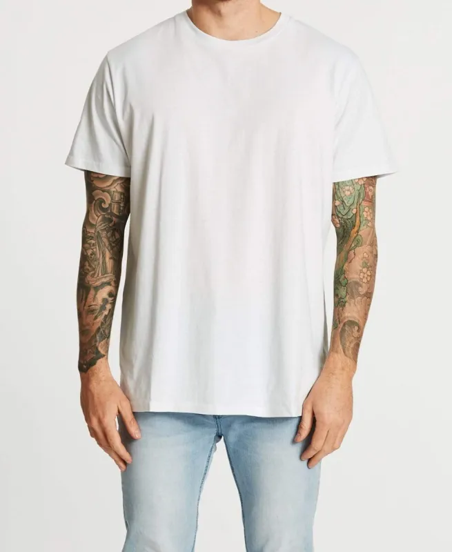 Basic Box Fit T-Shirt White sold by Neverland