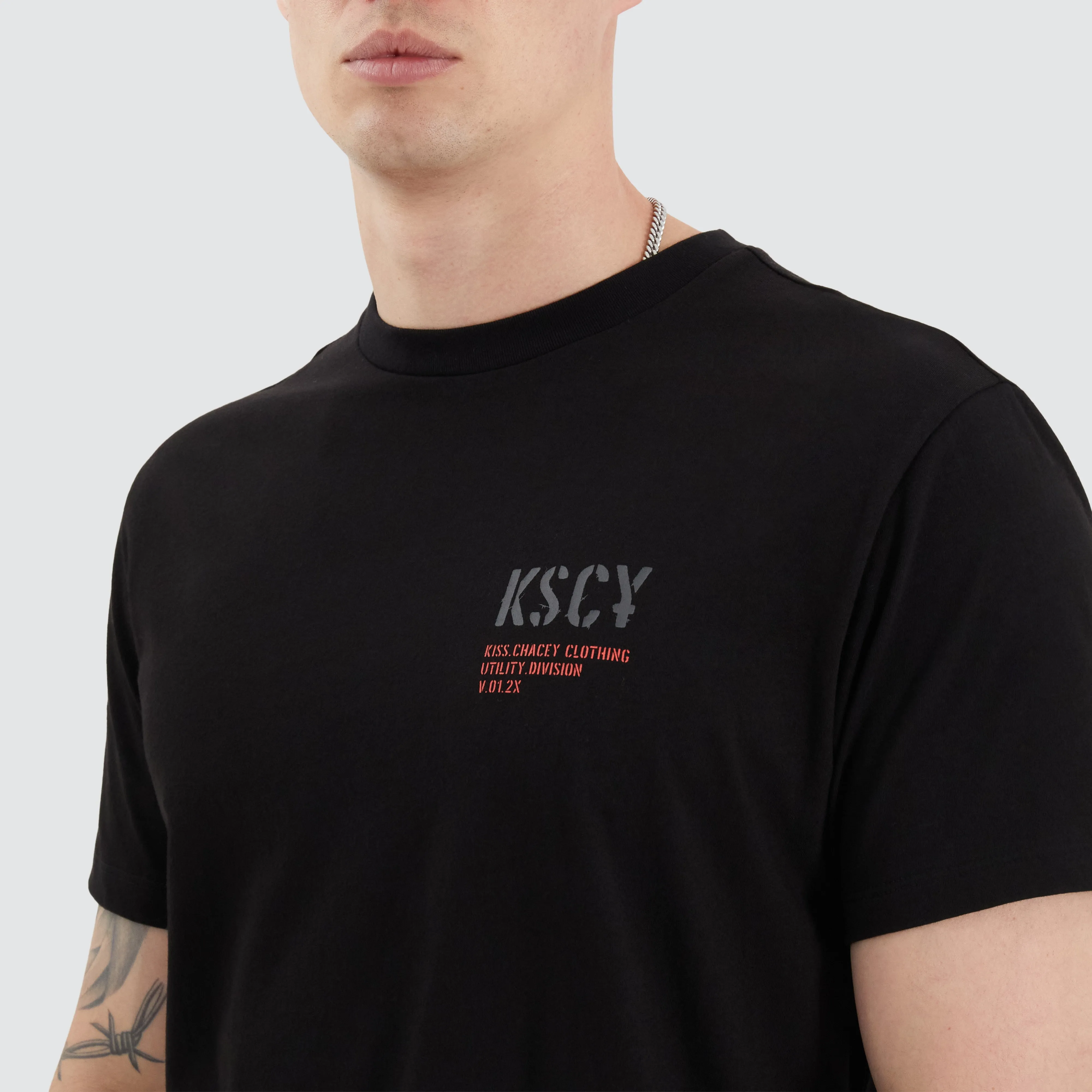 Pleso Dual Curved Tee Anthracite Black sold by Neverland product image thumbnail 3