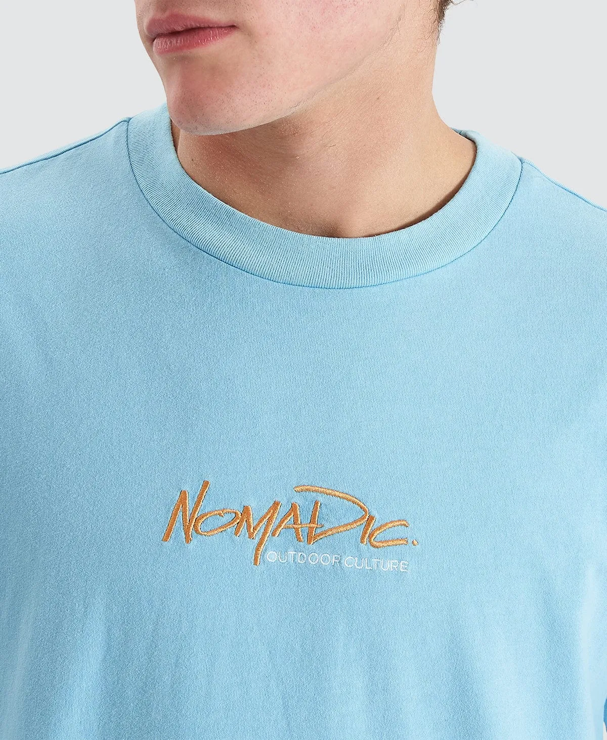 Yonder Oversized Tee Pigment Air Blue sold by Neverland product image thumbnail 2