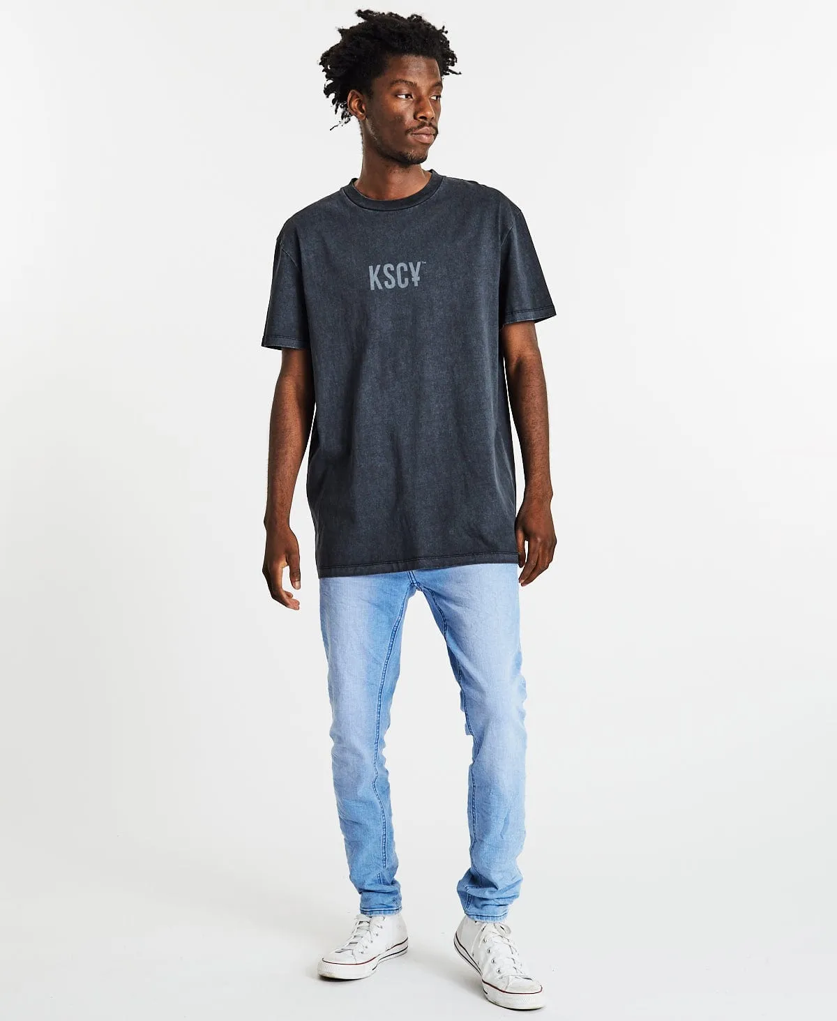 Loaded Relaxed T-Shirt Pigment Black sold by Neverland product image thumbnail 3