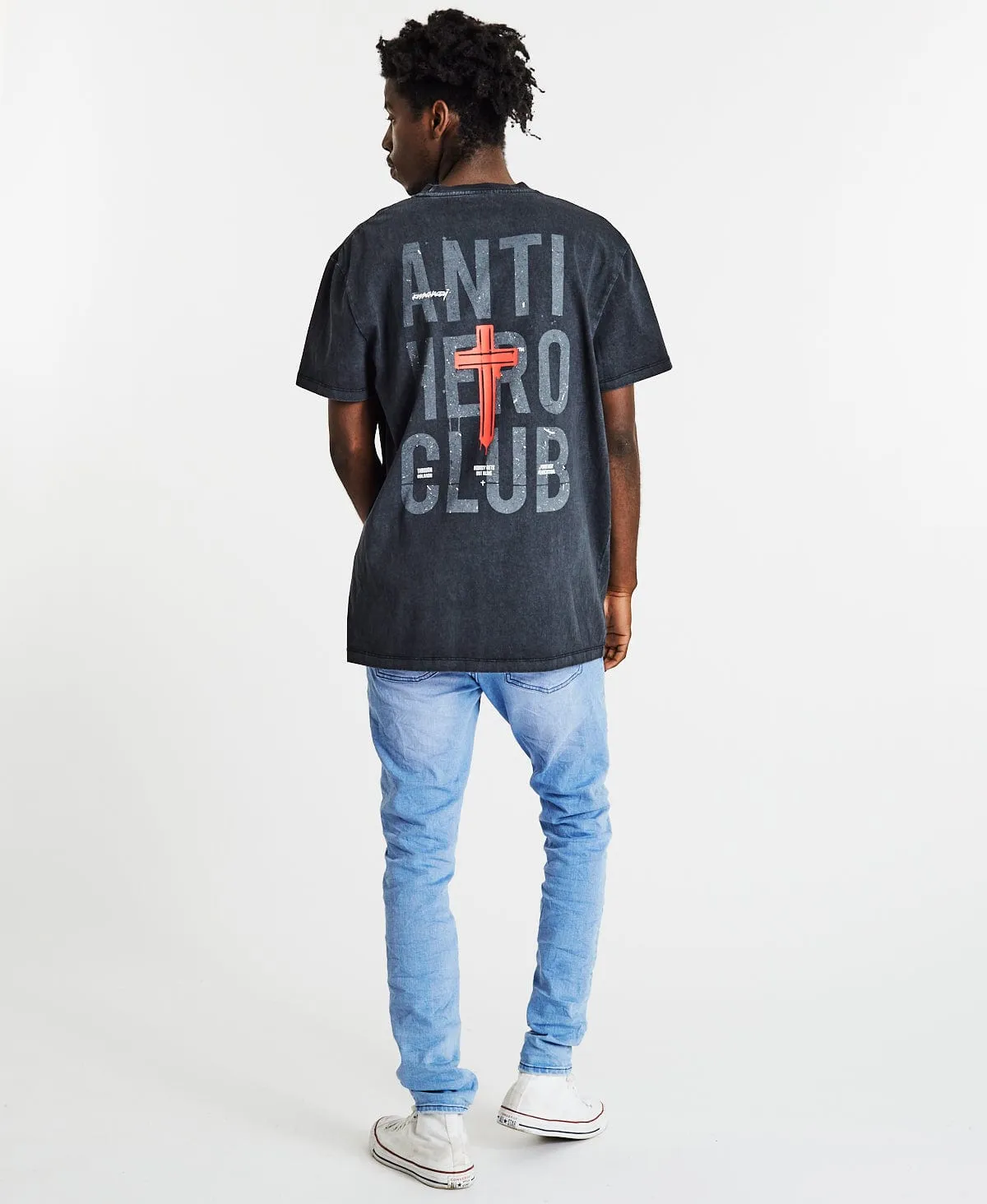 Loaded Relaxed T-Shirt Pigment Black sold by Neverland product image thumbnail 5