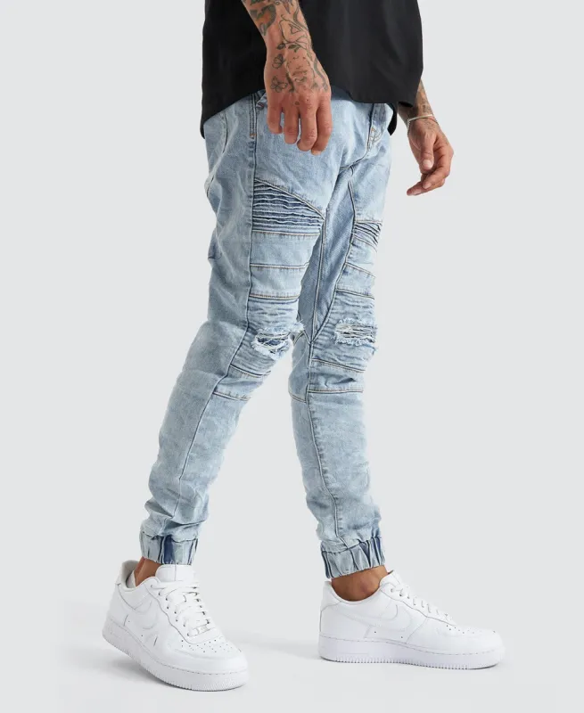 Viper Denim Jogger Portland Blue sold by Neverland
