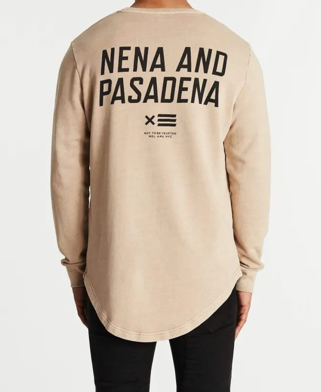 Unfaithful Dual Curved Jumper Pigment Warm Taupe sold by Neverland
