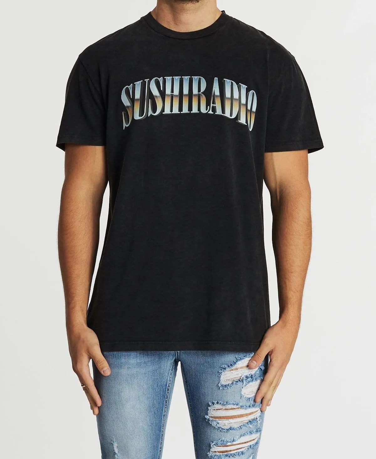 Trader Relaxed T-Shirt Mineral Black sold by Neverland