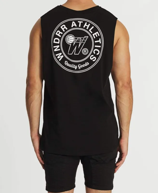 Reggie Muscle Tee Black sold by Neverland