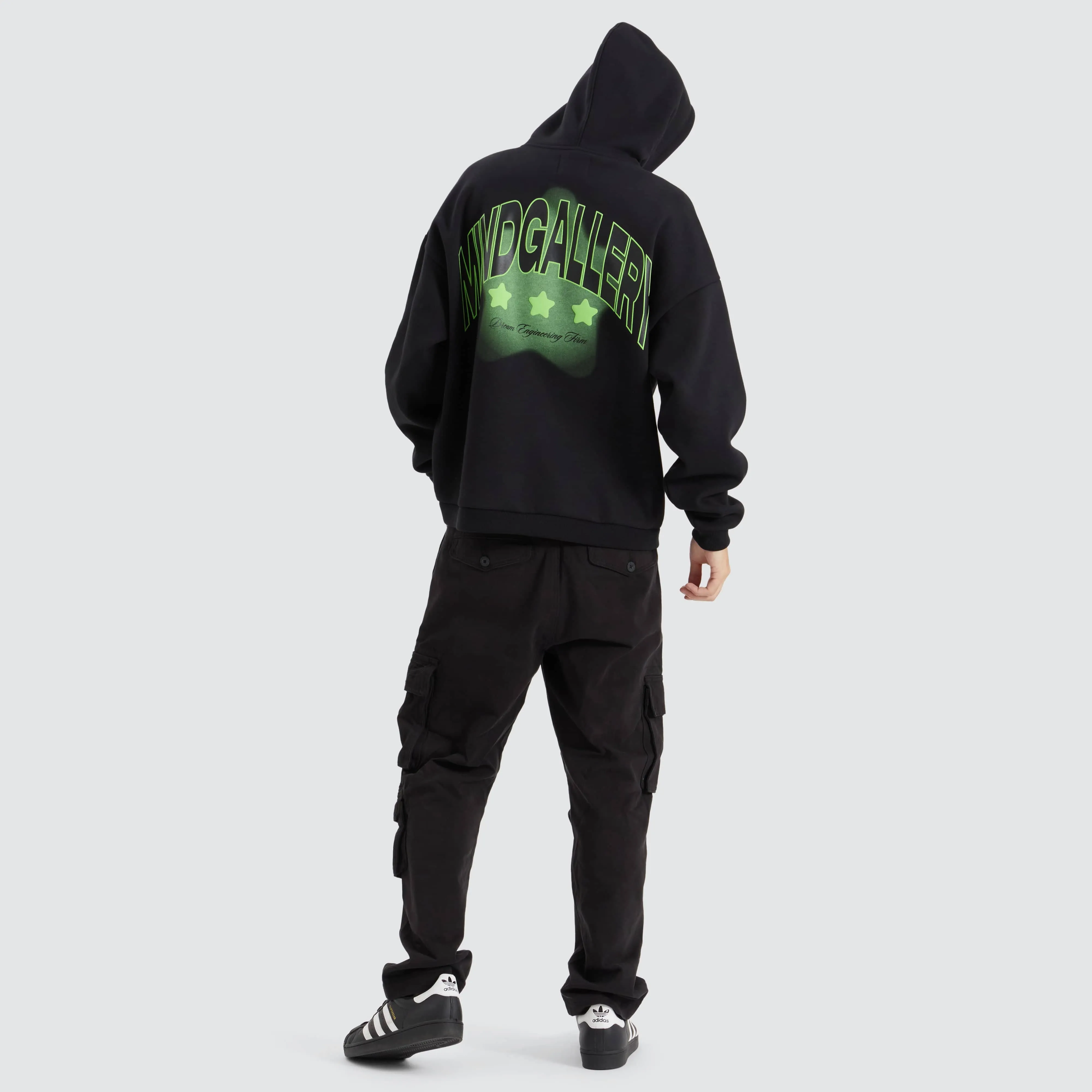 Liquid Extra Heavy Street Hoodie Jet Black sold by Neverland product image thumbnail 5