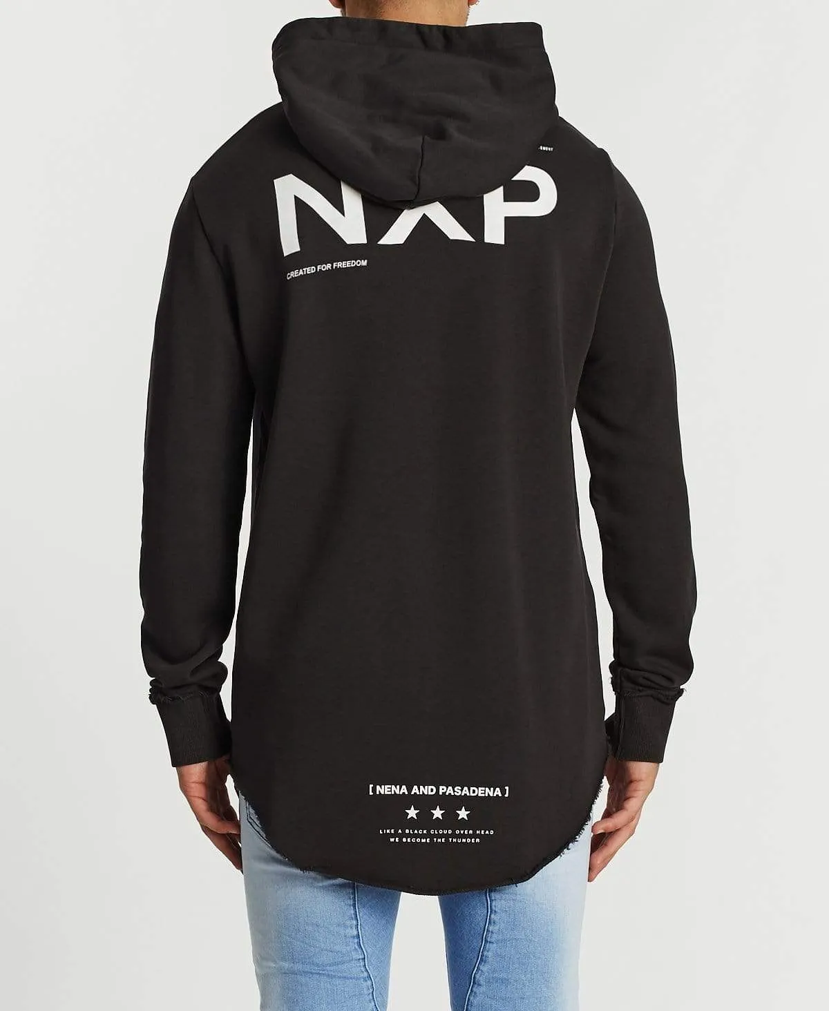 Black Cloud Dual Curve Hoodie Pigment Black sold by Neverland