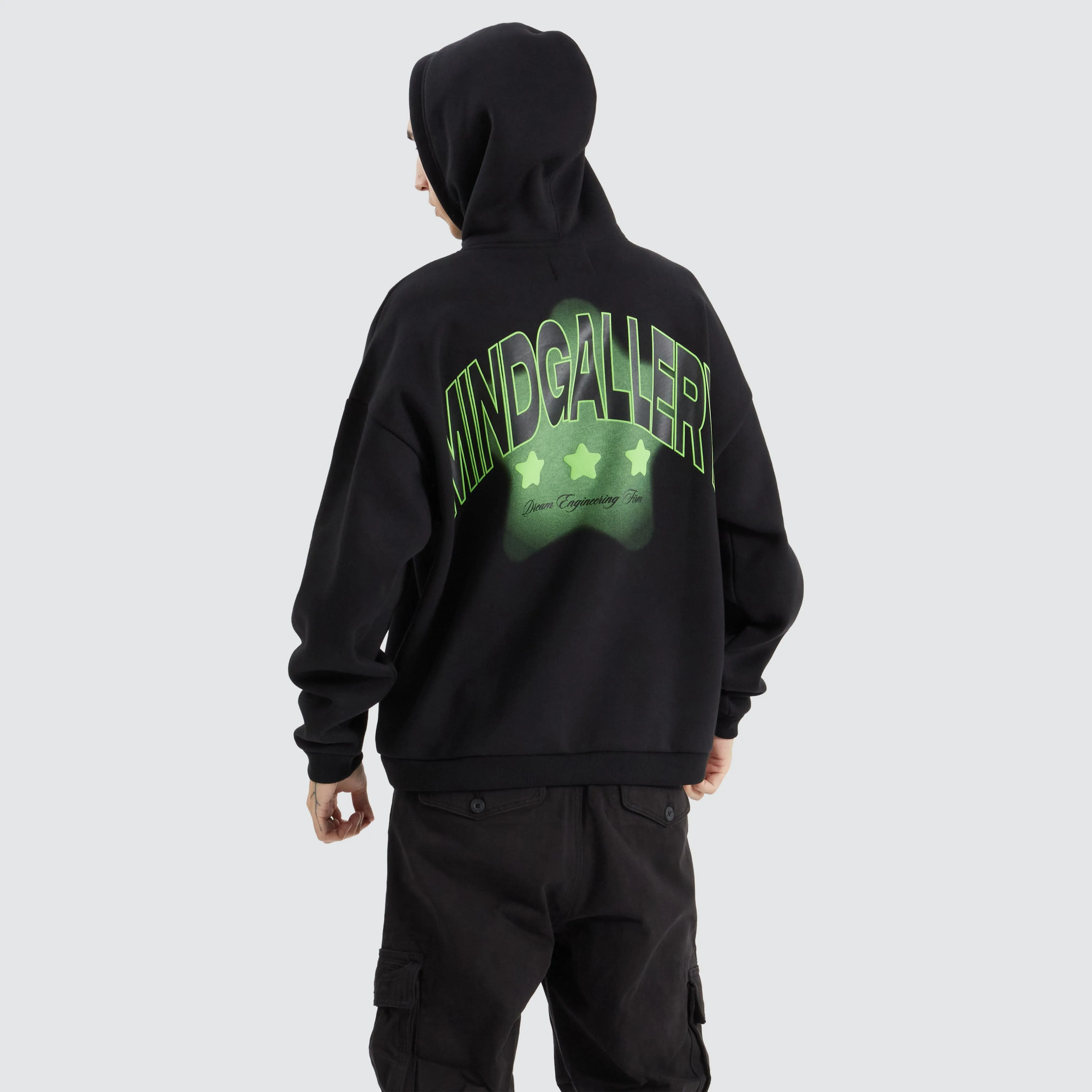 Liquid Extra Heavy Street Hoodie Jet Black sold by Neverland product image thumbnail 2