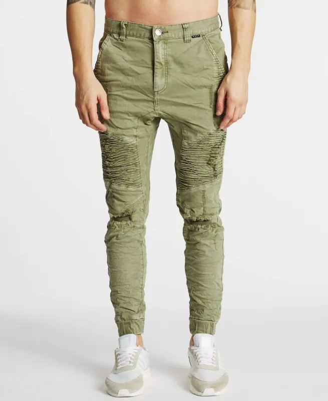 Zeppelin Pants Lichen Green sold by Neverland