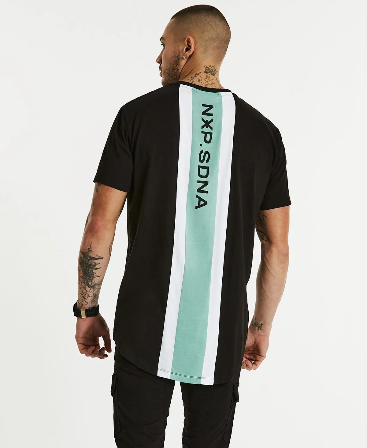 False Claims Cape Back T-Shirt Jet Black sold by Neverland