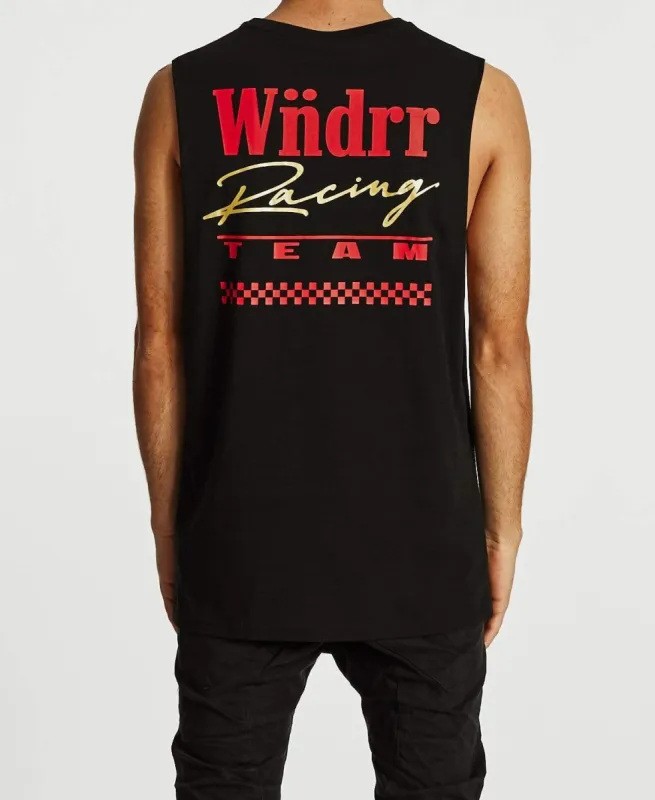 Pit Lane Muscle Tee Black sold by Neverland