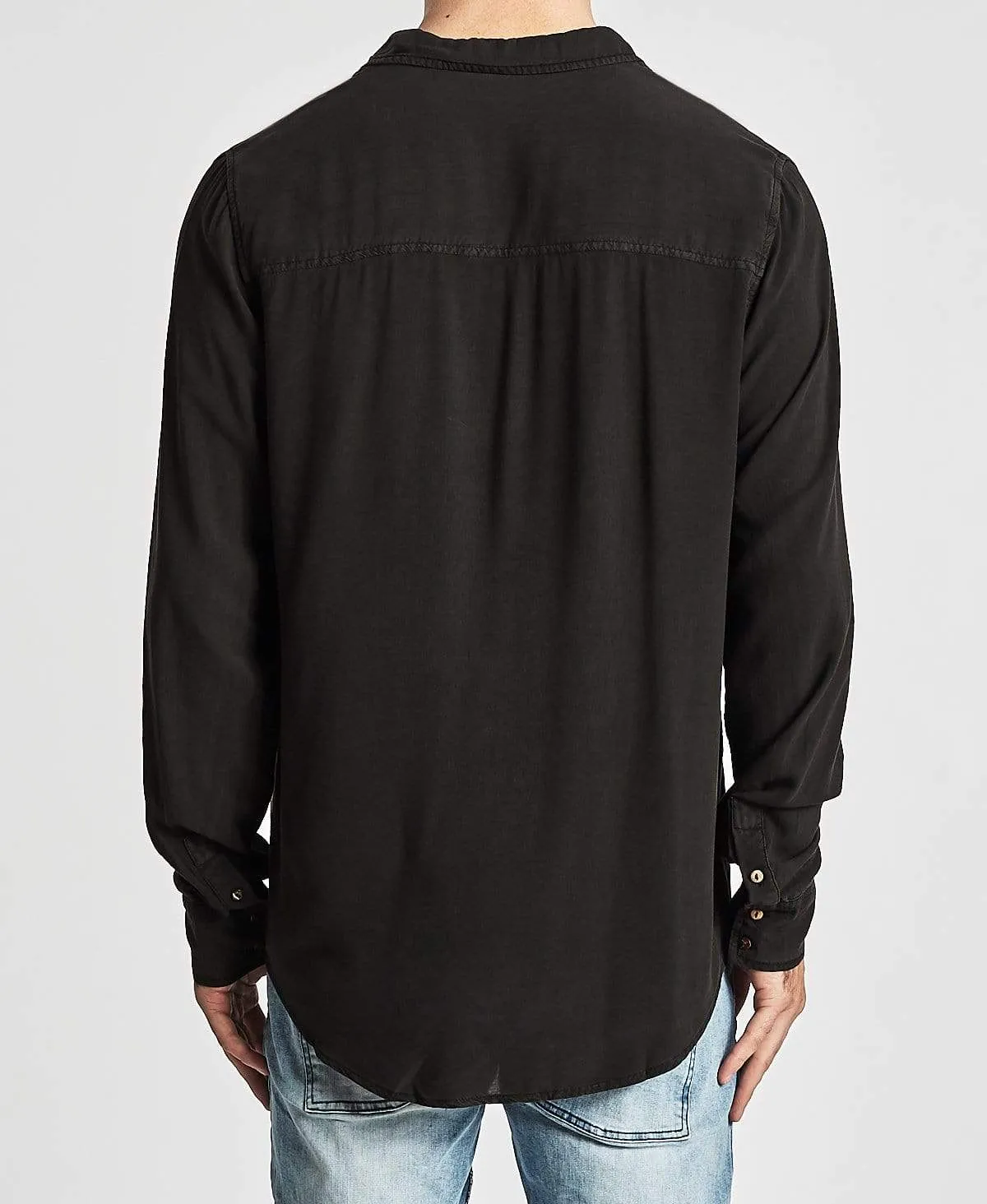 Rogue Long Sleeve Shirt Pigment Black sold by Neverland product image thumbnail 2