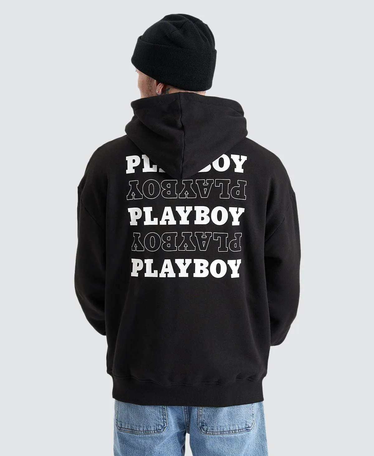 Playboy Stack Hoodie Black sold by Neverland