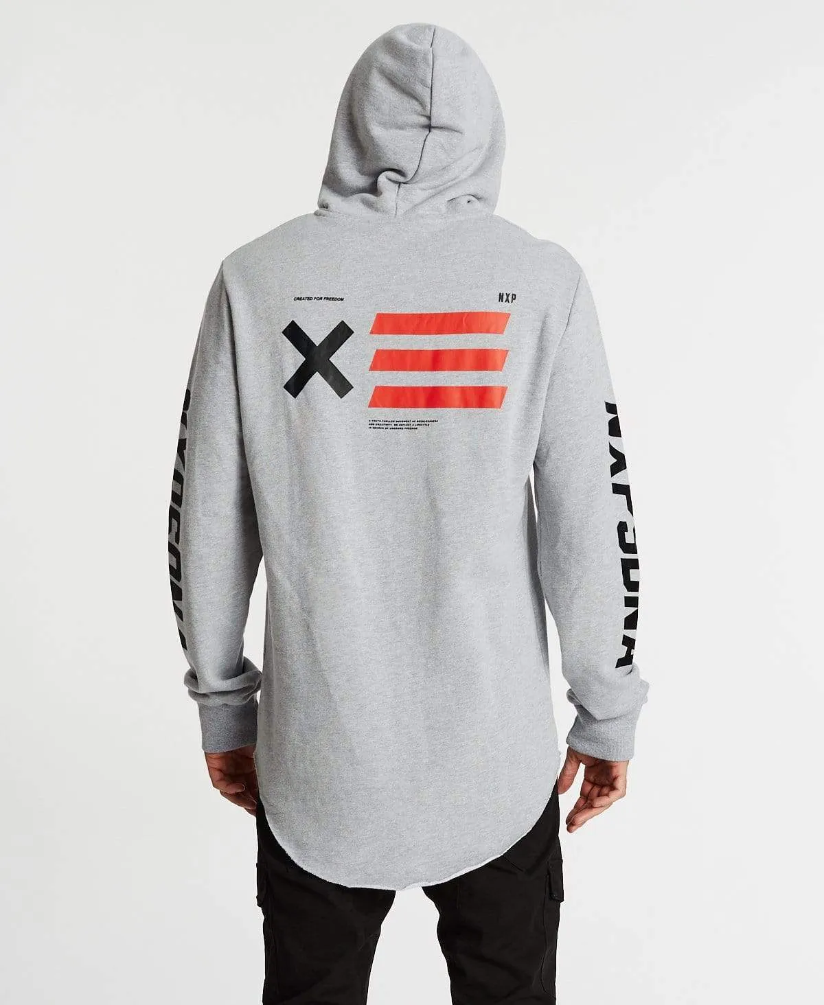 Halcon Baseball Hoodie Grey Marle sold by Neverland product image thumbnail 5