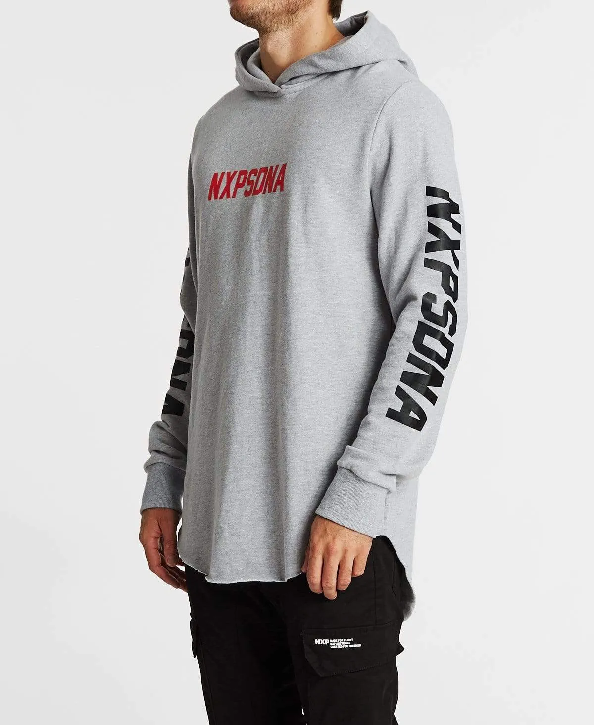 Halcon Baseball Hoodie Grey Marle sold by Neverland product image thumbnail 3