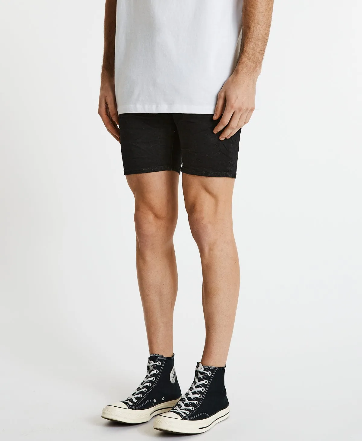 KS3 Denim Shorts Gravestone sold by Neverland product image thumbnail 5