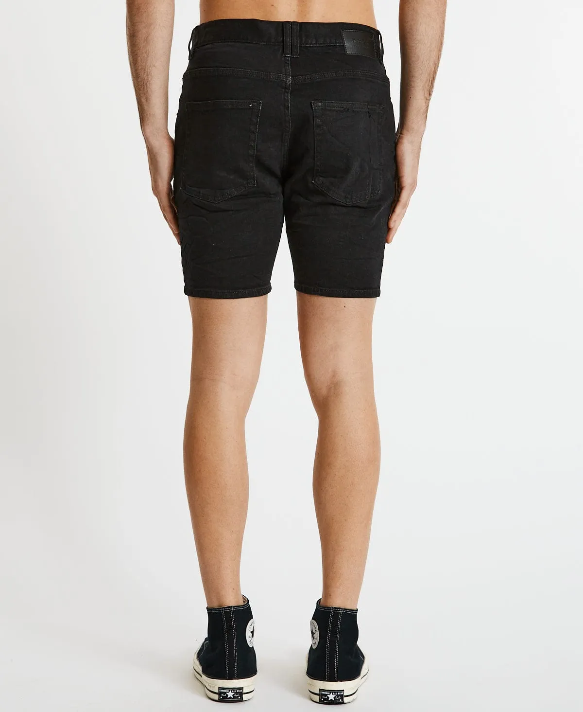 KS3 Denim Shorts Gravestone sold by Neverland product image thumbnail 3