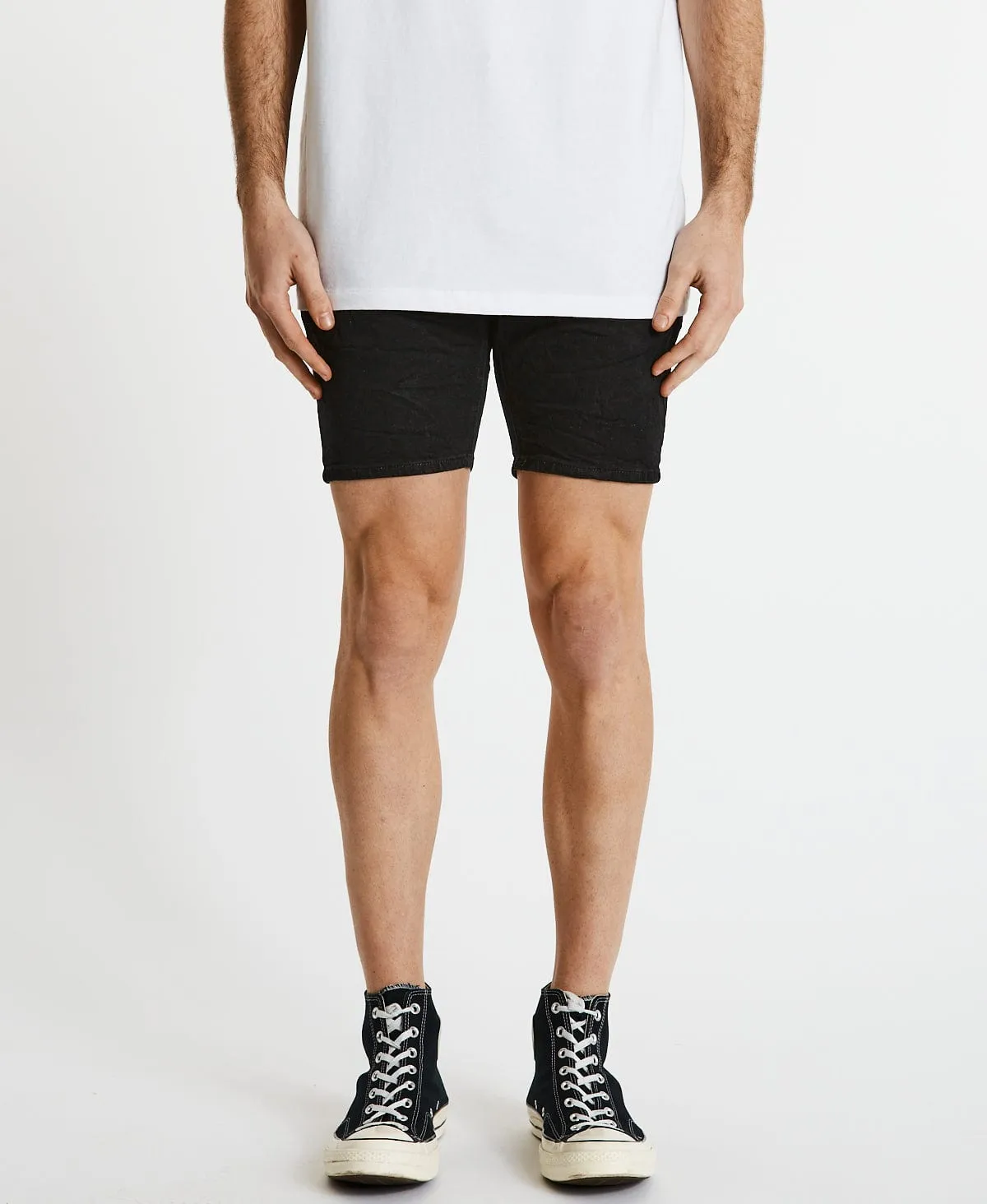 KS3 Denim Shorts Gravestone sold by Neverland product image thumbnail 2