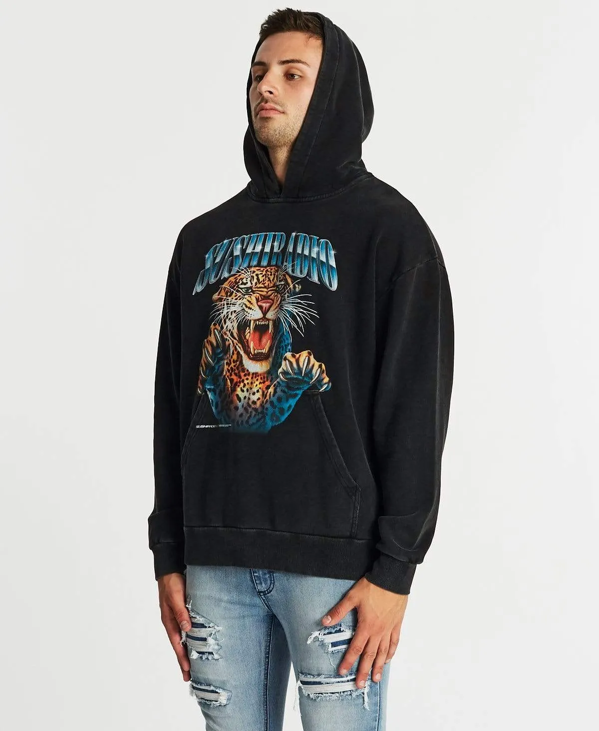 Fury Relaxed Hoodie Mineral Black sold by Neverland product image thumbnail 5