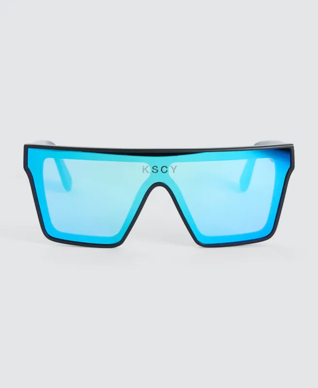 Libertine Sunglasses Black/Blue made by Neverland