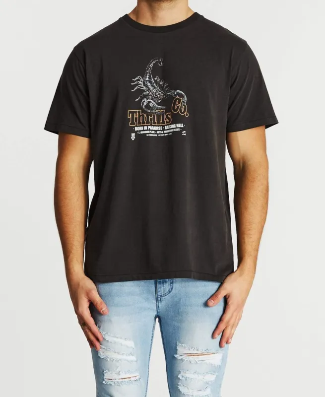 Raising Hell Merch Fit T-Shirt Vintage Black sold by Neverland